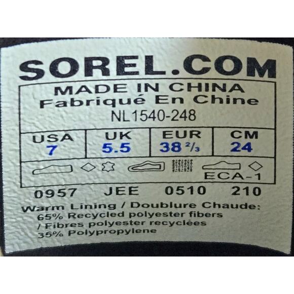 Sorel Joan of Arctic Tall Brown Waterproof Insulated Winter Brown Boots Size‎ 7 - Picture 7 of 7